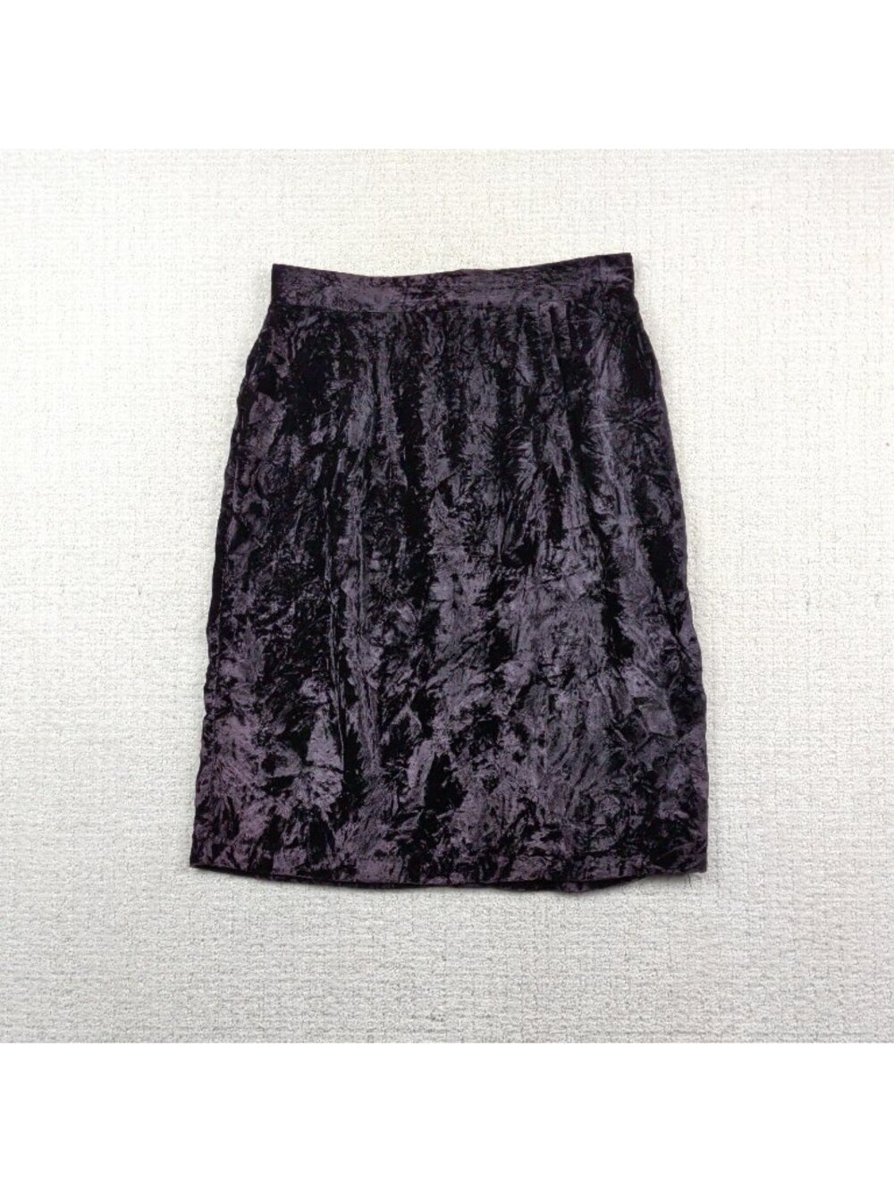 Vintage 90s Purple Velvet Skirt Whimsigoth Fairy Grunge Dark Academia Wom  9/10